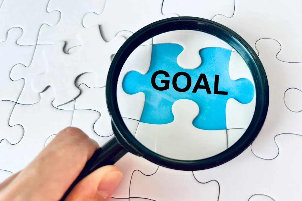 目標を示すパズルピース