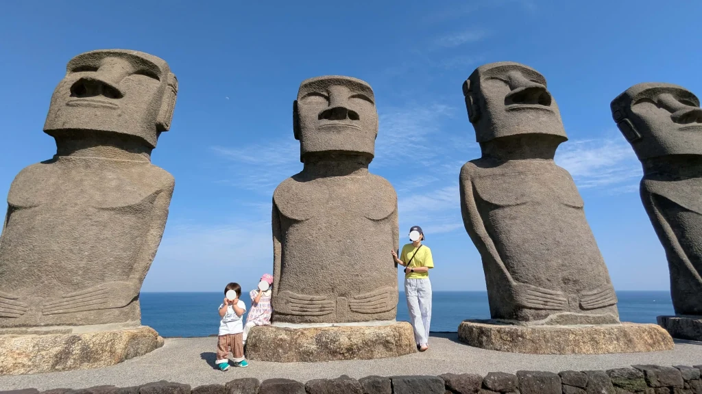 家族旅行の様子
