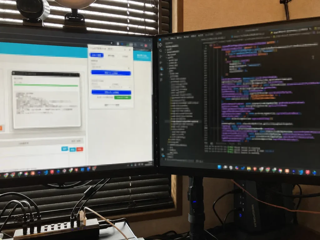 PCの作業画面