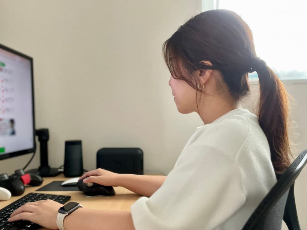 MSさんお仕事風景